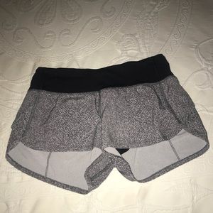 Lululemon speed shorts 2.5 inch/ 4 way stretch